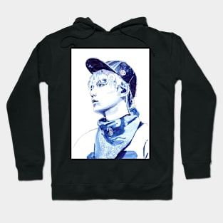 BTS Suga Watercolour Design by NiamhYoungArt Hoodie